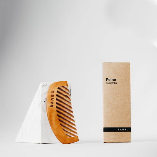 Peine de madera de bambú Moso