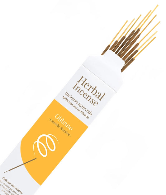 Incienso ecológico BioAroma Olíbano. Fair Trade. 0% plástico