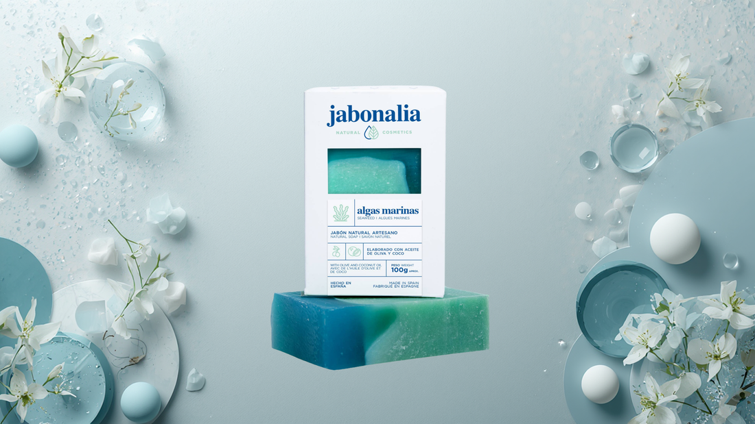 Jabón artesano de algas marinas: limpieza purificante y energía natural para tu piel