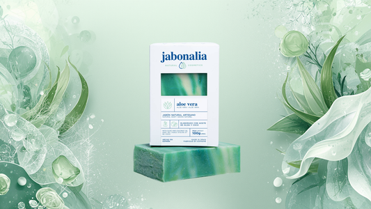 Jabón artesano de aloe vera: hidratación y suavidad natural en versión zero waste