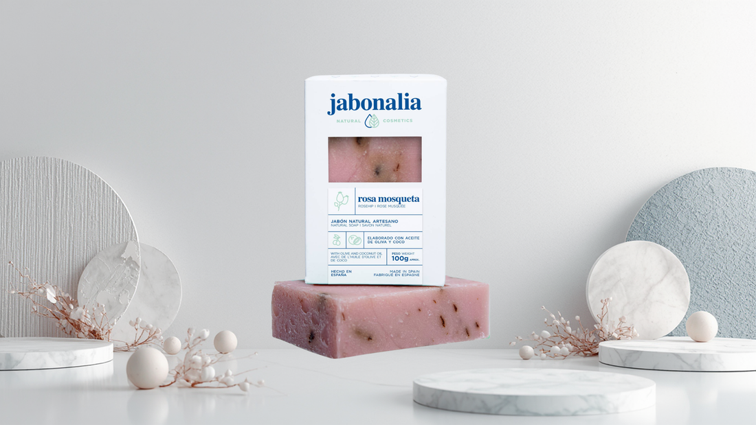 Jabón artesano de rosa mosqueta: regeneración natural y cuidado zero waste para tu piel