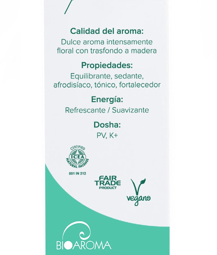 Incienso ecológico BioAroma Ylang. Fair Trade. 0% plástico