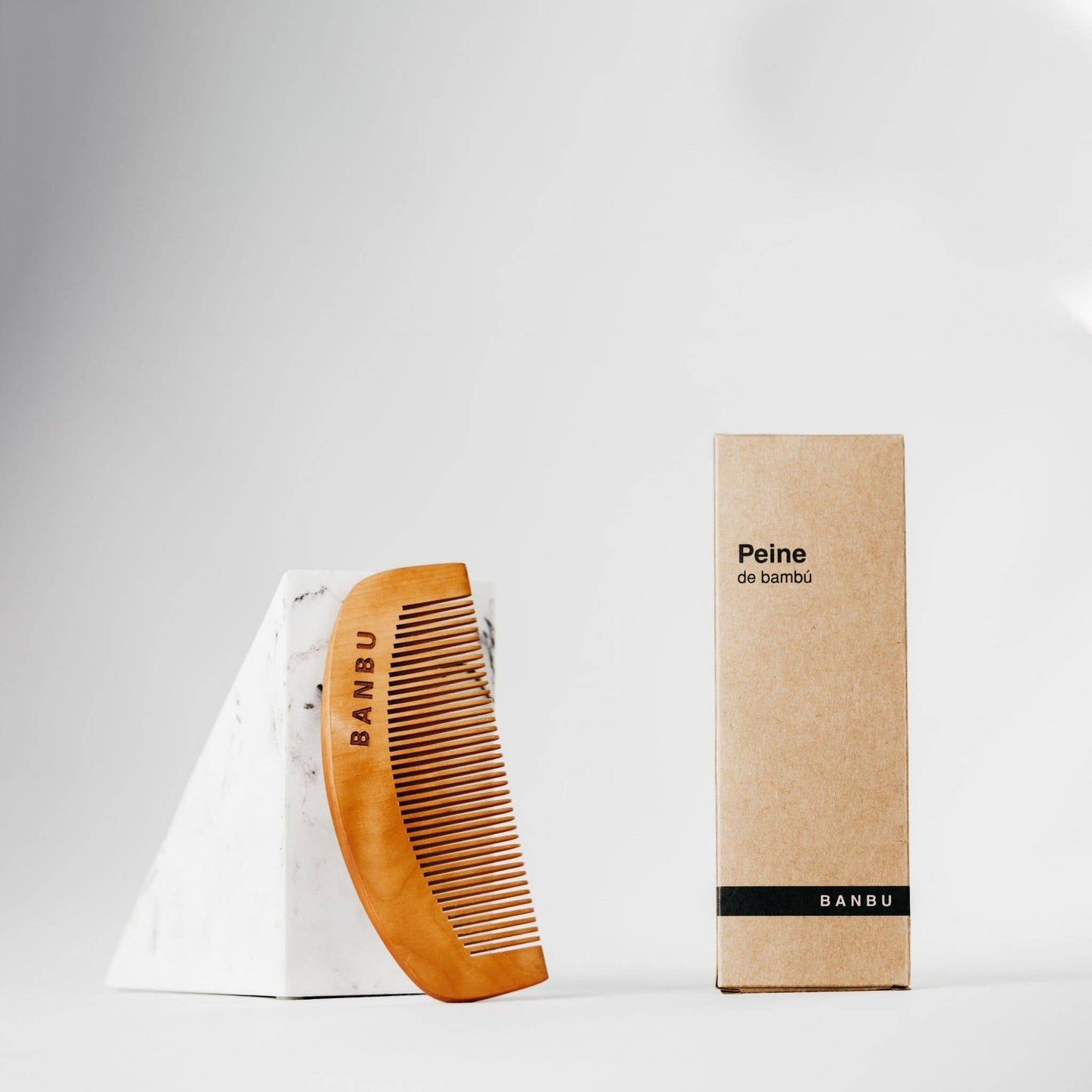 Peine de madera de bambú Moso