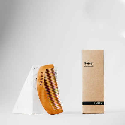 Peine de madera de bambú Moso