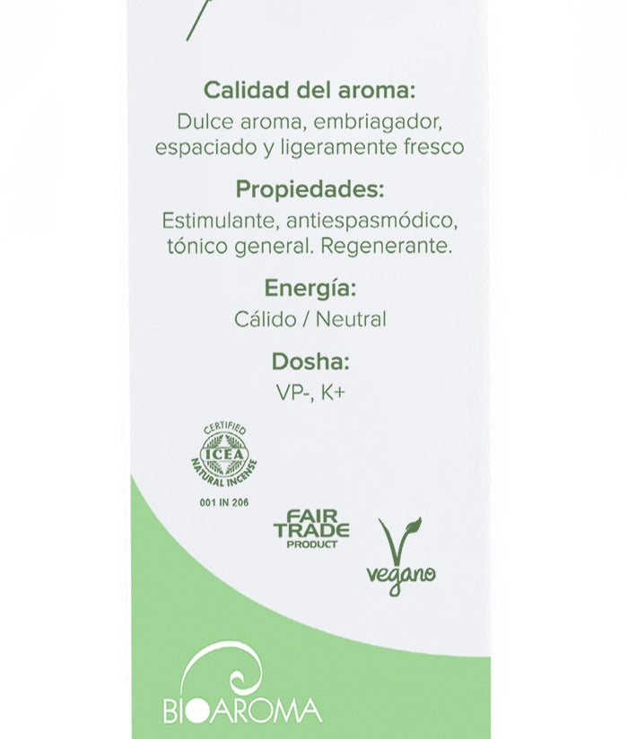 Incienso ecológico BioAroma Memorias. Fair Trade. 0% plástico