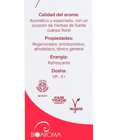 Incienso ecológico BioAroma Sensual. Fair Trade. 0% plástico