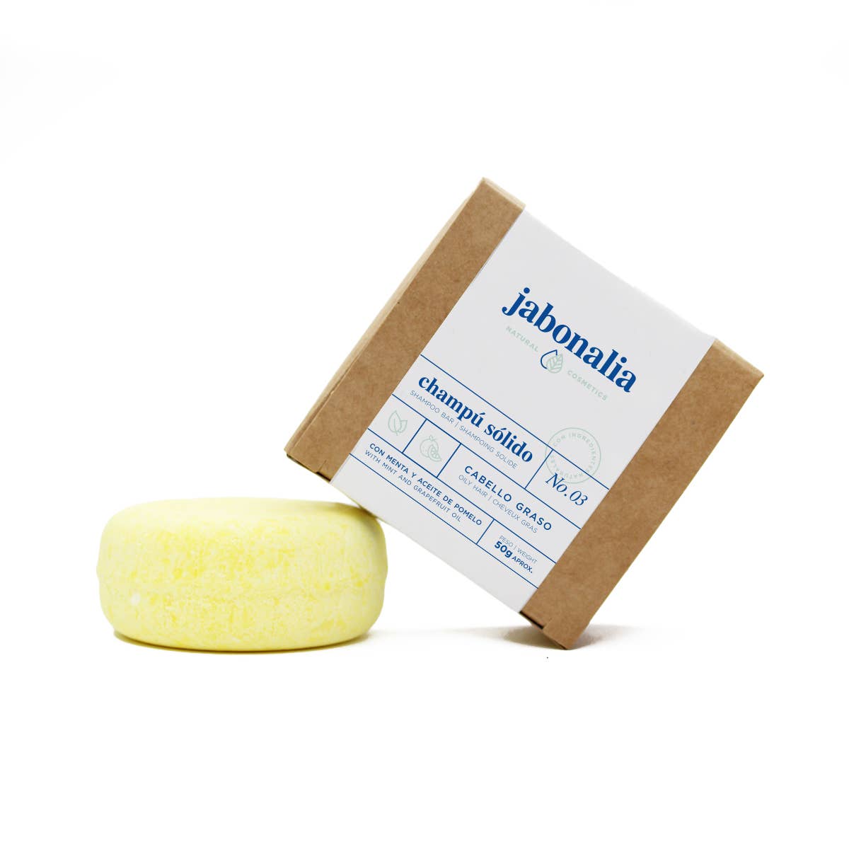 Champú sólido para Cabello graso