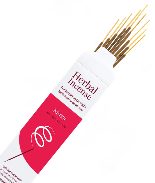 Incienso ecológico BioAroma Mirra. Fair Trade. 0% plástico