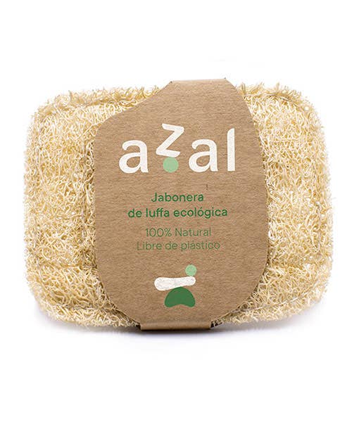 Jabonera de Luffa para jabones sólidos. Azal