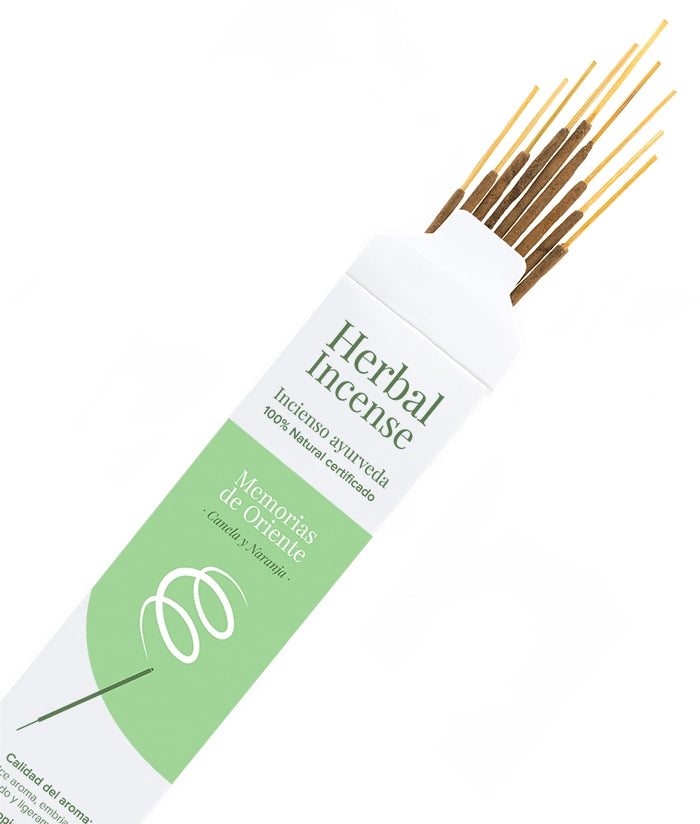 Incienso ecológico BioAroma Memorias. Fair Trade. 0% plástico