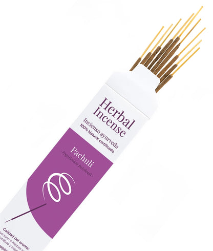 Incienso ecológico BioAroma Pachuli. Fair Trade. 0% plástico
