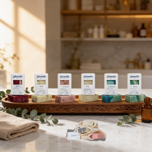 Pack Jabón Artesano + Bolsa Esponja Exfoliante