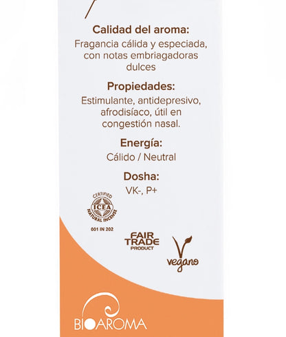 Incienso ecológico BioAroma Canela. Fair Trade. 0% plástico