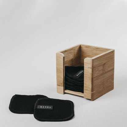 Discos desmaquillantes reutilizables de algodón orgánico: Blanco