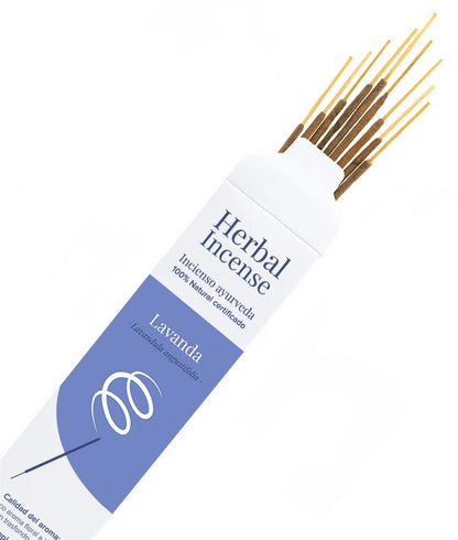 Incienso ecológico BioAroma Lavanda. Fair Trade. 0% plástico