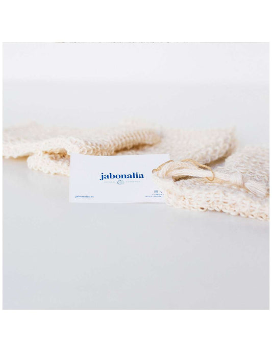 Bolsa esponja de exfoliación SUAVE PARA JABÓN