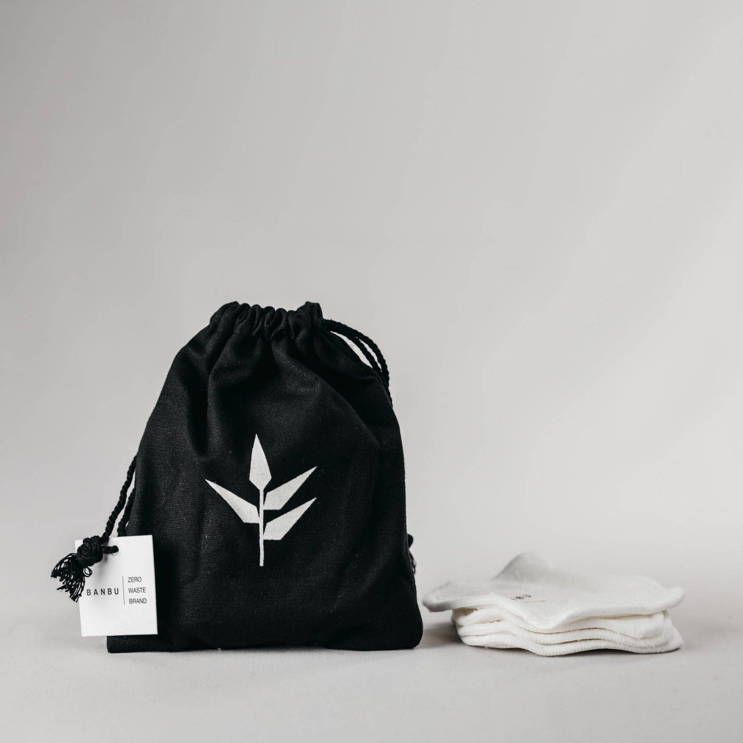 Discos desmaquillantes reutilizables de algodón orgánico: Blanco